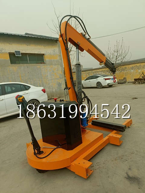 山海关区自卸车厢随车吊 自制轮式四不像起重机 四驱平板吊 5吨 贵盛